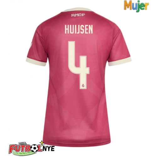 Camiseta Real Madrid Dean Huijsen #4 Tercera Equipación para mujer 2026-27 manga corta